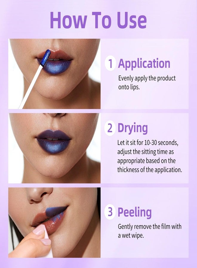 KIMUSE 5 Colors Lip Stain Masque - Long-Lasting Waterproof Lip Tint, Smudge-Proof Matte Lip Stains for All-Day Wear, Transfer-Resistant Lip Makeup - Image 4